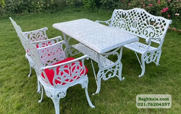 قیمت میز و صندلی فلزی باغی چگونه تعیین میشود؟ قیمت میز و صندلی فلزی باغی