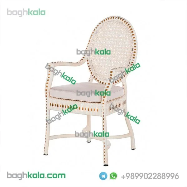 صندلی حصیری دسته دار شقایق