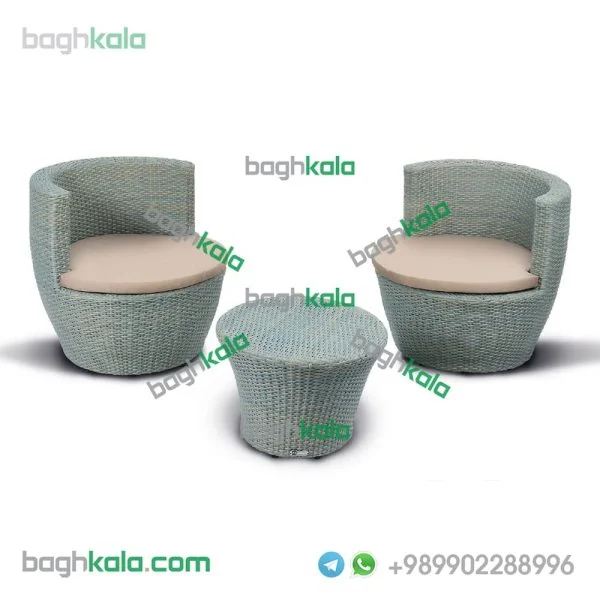 ست میز و صندلی حصیری جینجر