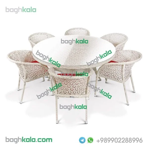 میز و صندلی حصیری سنبل