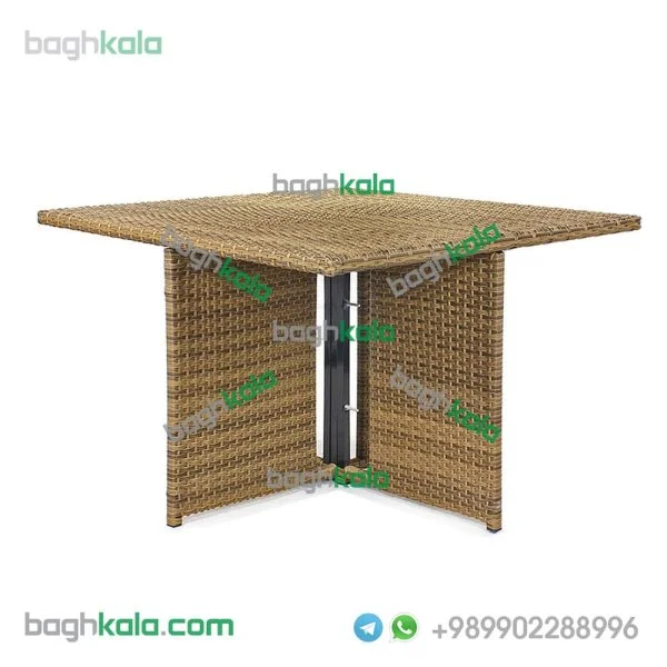 میز حصیری مربع شاه پسند